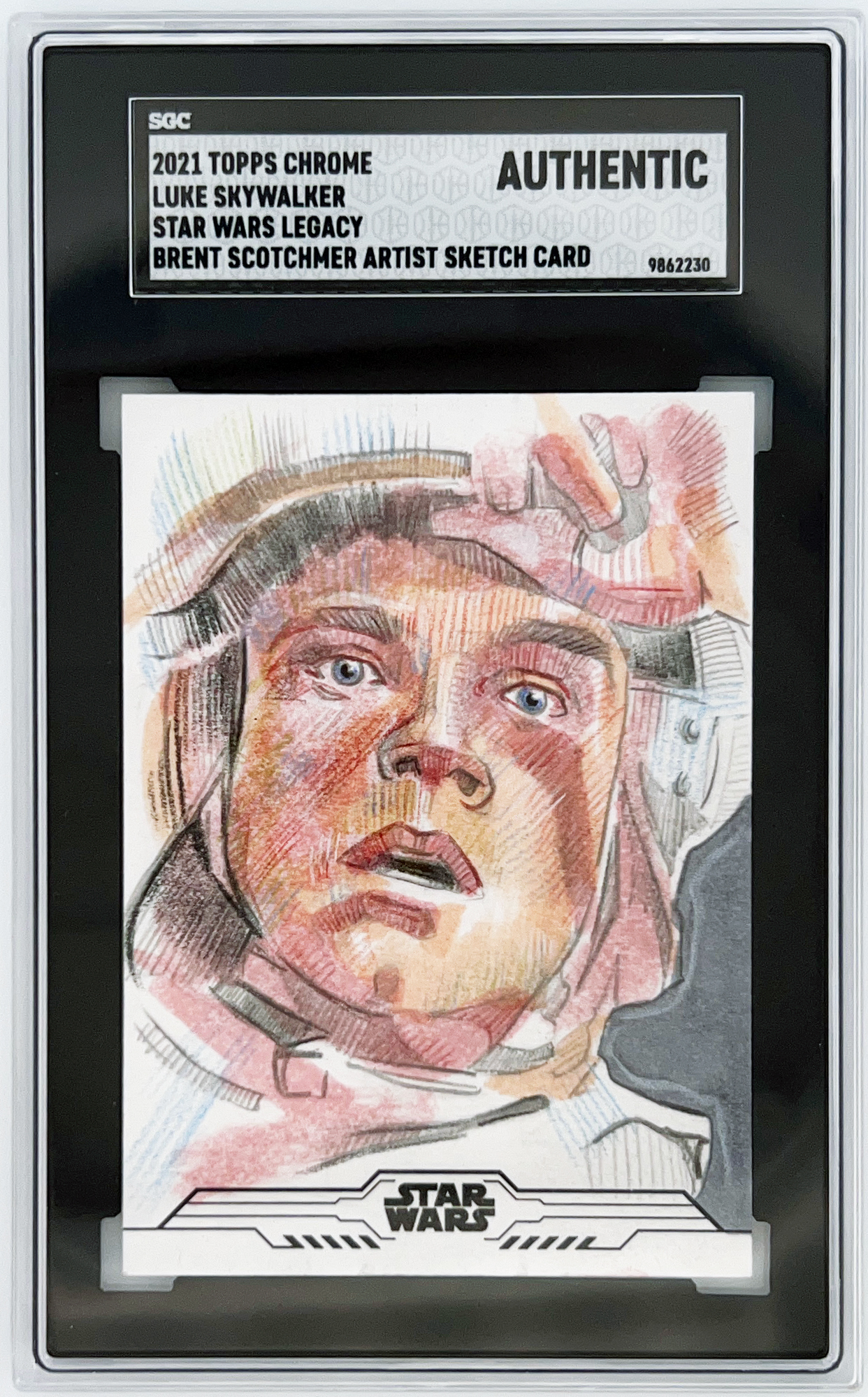 luke skywalker by brent scotchmer